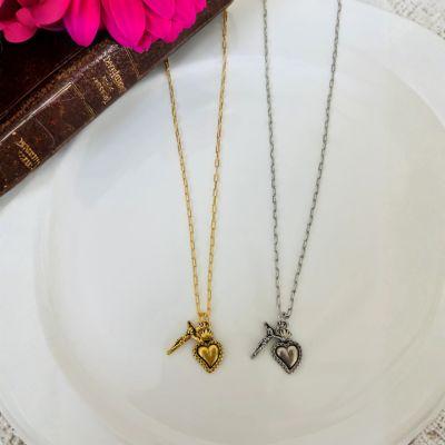 Fern - Redeemed with the Sacred Heart and Crucifix