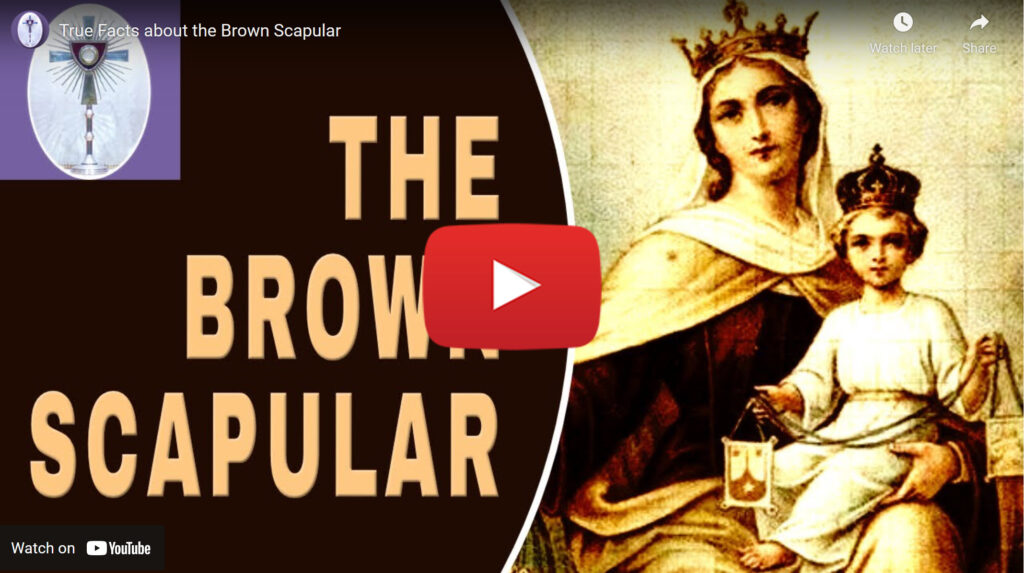 True Facts about the Brown Scapular