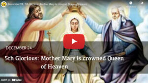 Mother Mary is crowned Queen of Heaven