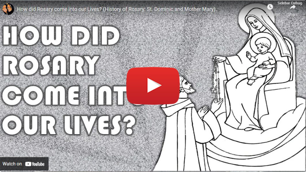 How did Rosary come into our Lives? (History of Rosary:)