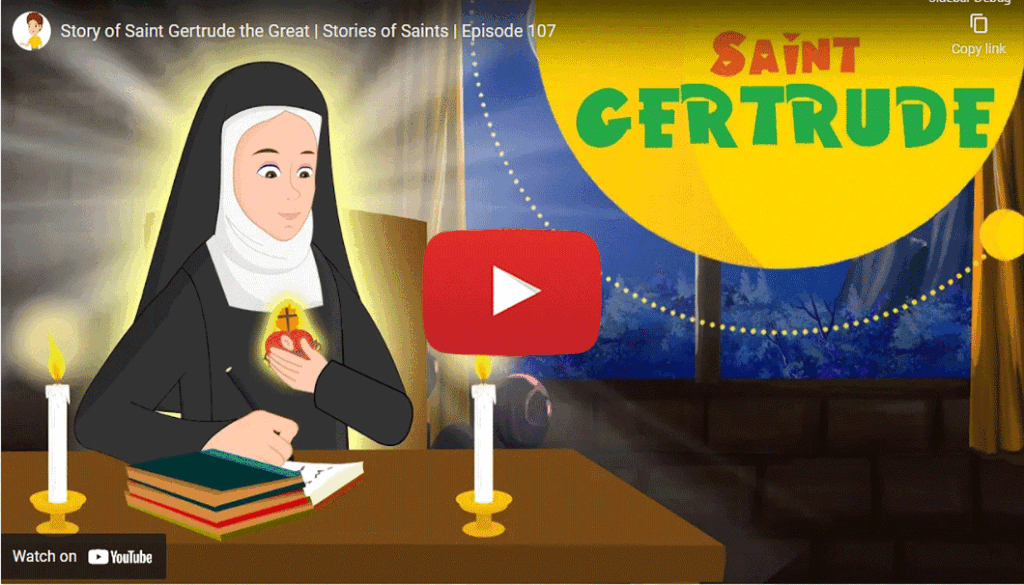 Story of Saint Gertrude the