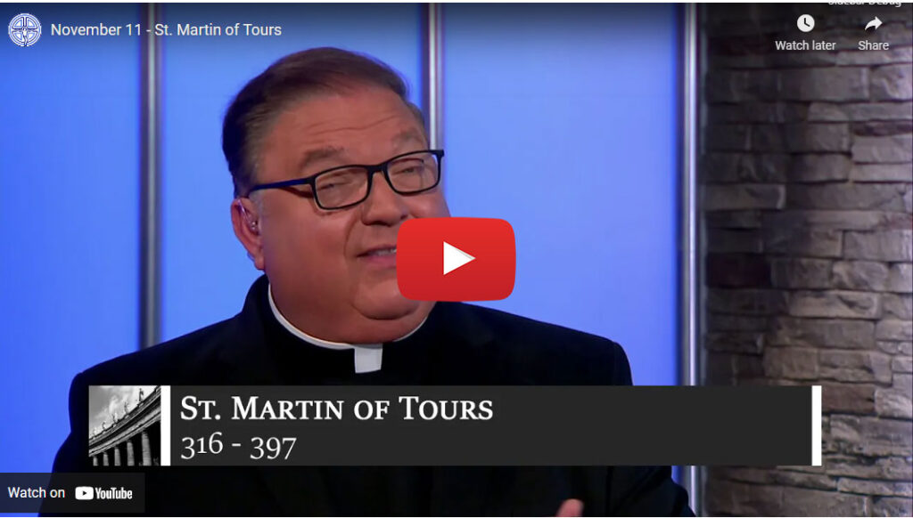 November 11 - St. Martin of Tours