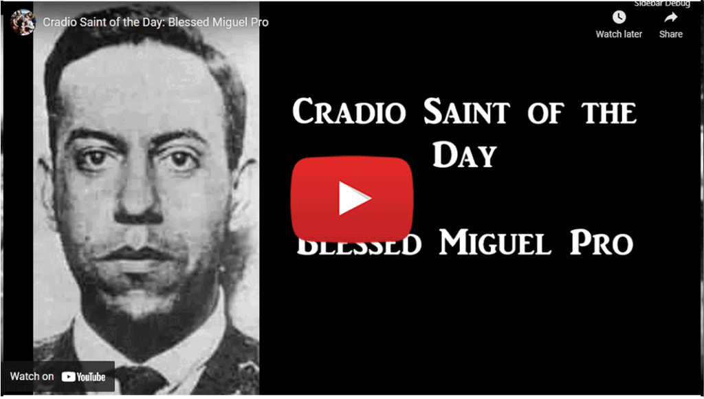 Cradio Saint of the Day