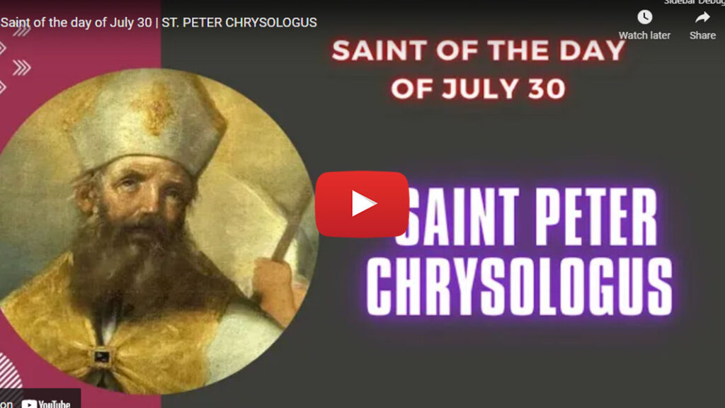 Saint of the day of July 30