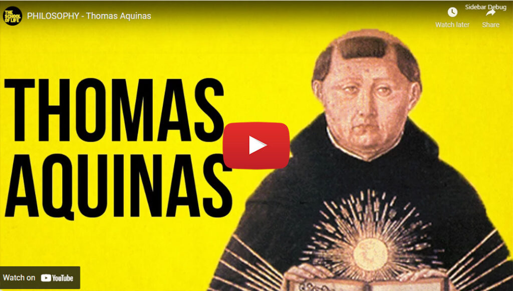 PHILOSOPHY - Thomas Aquinas