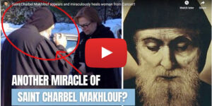 Saint Charbel Makhlouf appears