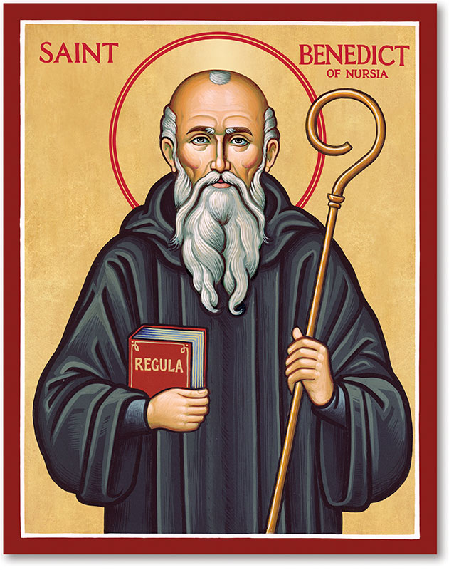 benedict様ご依頼 Saint Benedict by German 15th Century