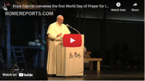 Pope Francis convenes the first World Day