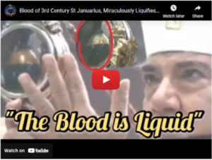Blood of 3rd Century St Januarius