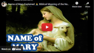 Name of Mary