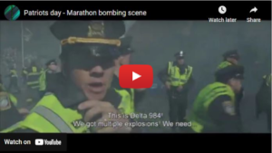 Patriots day - Marathon bombing scene