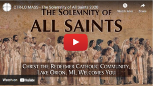 The Solemnity of All Saints