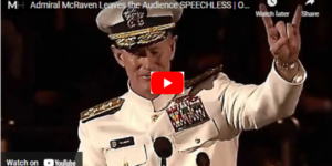 Admiral McRaven Leaves the Audience SPEECHLESS