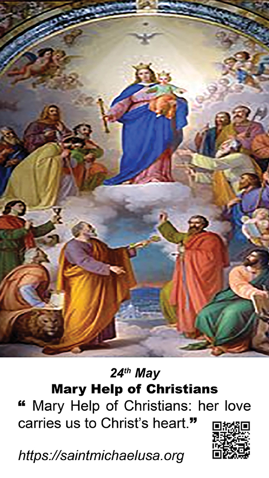 MARY HELP OF CHRISTIANS – 24th May - Saint Michael Center