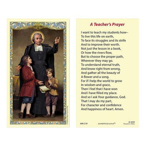 PRAYERS FOR CATHOLIC EDUCATION FOR ALL TEACHERS & WORKERS - Saint ...